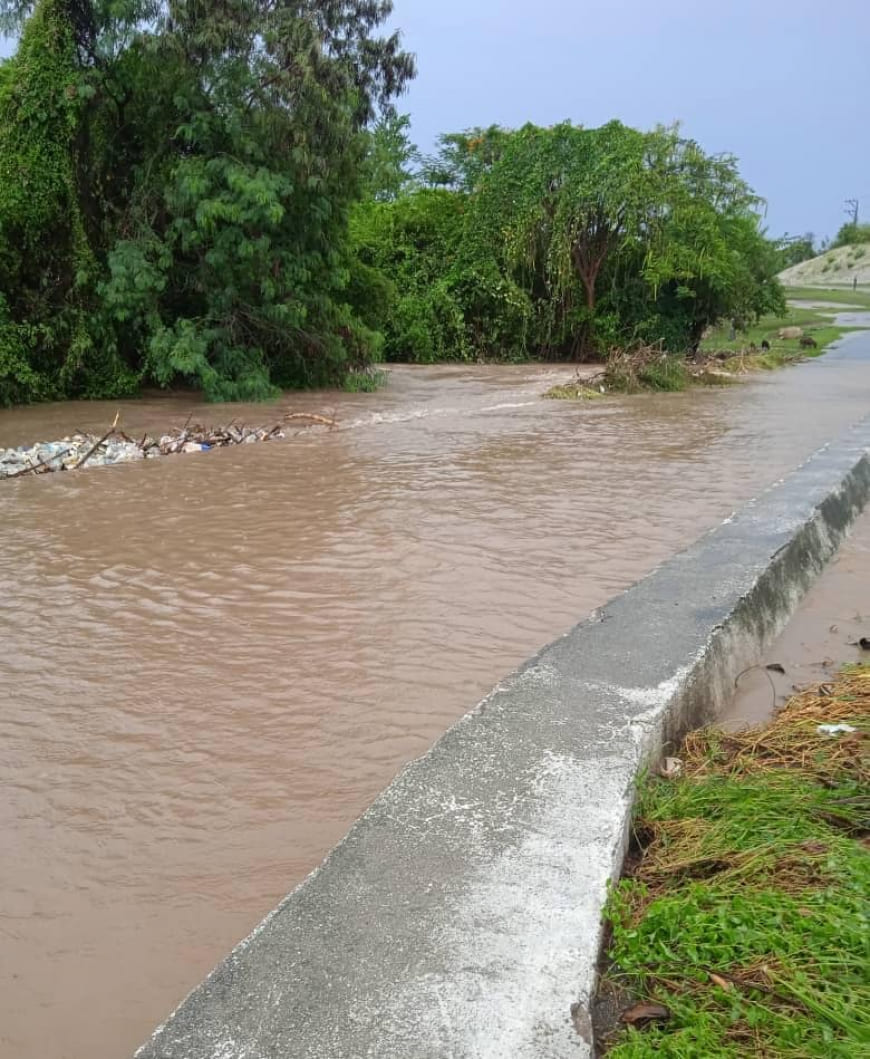 Santiago de Cuba tras el paso de las intensas lluvias.